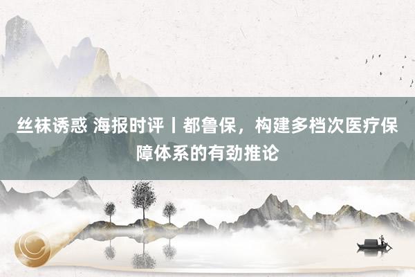 丝袜诱惑 海报时评丨都鲁保，构建多档次医疗保障体系的有劲推论