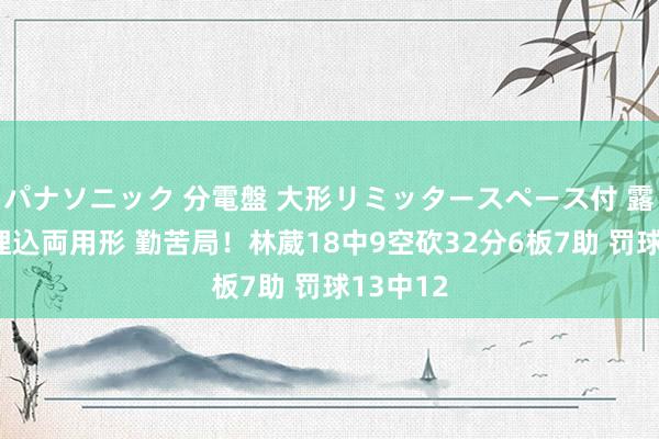 パナソニック 分電盤 大形リミッタースペース付 露出・半埋込両用形 勤苦局！林葳18中9空砍32分6板7助 罚球13中12