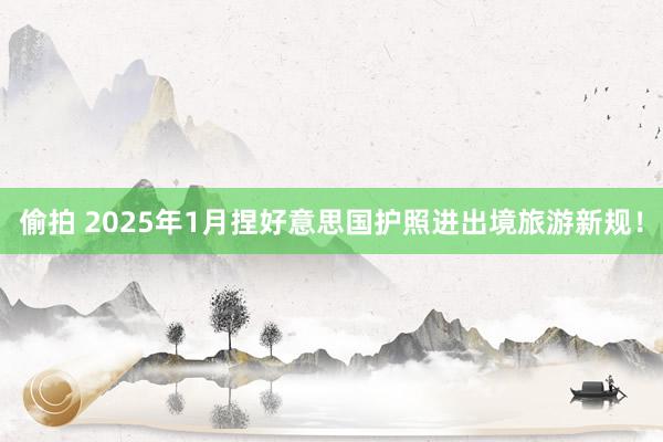 偷拍 2025年1月捏好意思国护照进出境旅游新规！